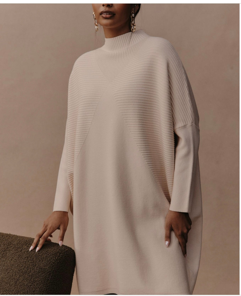 Knitted dress/tunic